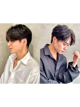 【メンズカット+シャンプーセット\4500/カット＋カラー\5900】駅近で新宿駅から徒歩3分！