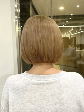 ノウハウ キョウト(KNOWHOW kyoto) まとまるハイトーンボブ/ブリーチカラー/ダブルカラー