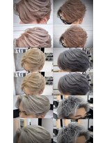 ヘアメイク アリープ(HAIR MAKE ALEAP)&nbsp;岡山/ハイトーン/ホワイトカラー/ミルクティーベージュ