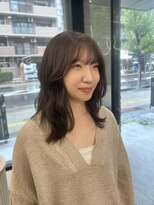 シアエミュー 新越谷店(SHEER emu)&nbsp;柔らかく、上品に。抜け感ブラウンヘア