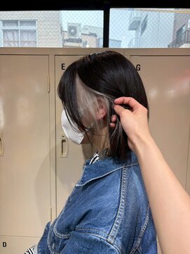 ゲーム 下北沢(GAME) ダブルカラー/大人レイヤー/ミルクティーベージュ/ウルフ/下北沢