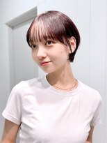 アルバム 池袋(ALBUM)&nbsp;韓国ヘア小顔ショート顔周りレイヤーグレージュおくれ毛_F31144