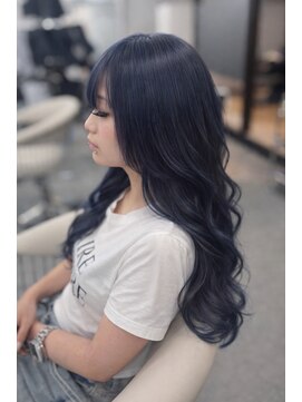 ヌードルバイコア(noodle by CoRe.gn) ブルーブラック × 韓国ヨシン巻き