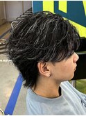 名古屋ホワイトメッシュパーマブリーチツイストスパイラルパーマ