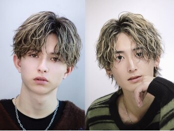 レイ(REI)の写真/メンズカラーで貴方に似合うカッコいいSTYLEに☆ダメージを最小限に抑えた薬剤でパーマとの相性も抜群◎