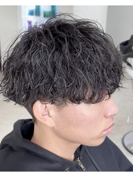 ベル 桑名(BHEL) 桑名メンズパーマ波巻きパーマプードルパーママッシュウルフ強め