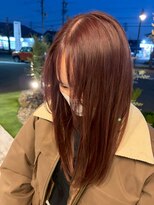 クレヨン ケース(Crayon case) 明るめブラウン乾かすだけでまとまるサラツヤレイヤースタイル