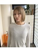 レイヤーボブヘアカラーバレイヤージュ50代くるみちゃんヘア