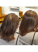 髪質再構築ストレート