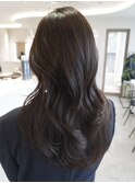 桑名ロングレイヤーカットハッシュカット透明感カラー重めロング
