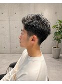 【銀座メンズ】刈り上げベースのニュアンスパーマ