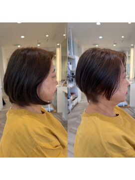 ヘアアンドメイク ニューヨーク ニューヨーク 長岡天神店(Hair&Make NYNY) 頭の形を綺麗に見せる丸みショート