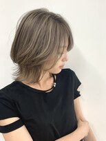 マスカリ(muscali)&nbsp;グレージュ/デザインカラー/ハイライトカラー30代40代髪型i4