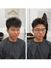 メンズジョイ(Men's joy)&nbsp;朝が楽になるパーマ　米子/メンズパーマ/メンズ/理容室/顔剃り