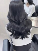 テンダー 川崎(TENDER) ba757_黒髪アッシュブリーチなし透明感艶髪ワンホンヘアレイヤー