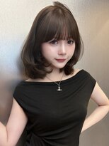 ボタン ハカタ(VOTAN hakata) ミディアムレイヤー× ブラウンベージュ