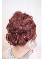 ネオリーブルノン 日吉(Neolive Runon)&nbsp;編み込み外巻きまとめヘアセット♪【日吉　neolive runon】