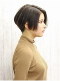 お薦め刈り上げマニッシュショートボブ