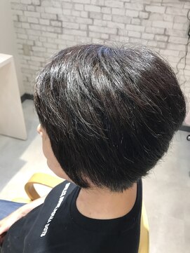 まーぶる ショートグレーカラー