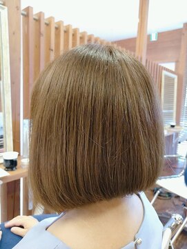 ピールアーク(peal ark) 30代40代♪切りっぱなしヘルシーボブ☆インナーカラーも◎