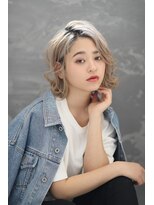 エヌプラス(N+)&nbsp;黒髪グラデヘアーオリーブグレー小顔に見せるヘアココアベージュ