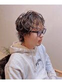 ウルフカット、パーマ