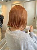 切りっぱなしボブ/ブリーチ[表参道/髪質改善/ハイライト]Mai