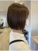 切りっぱなしボブ