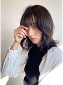 ミディアムレイヤースタイル