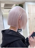 ホワイトカラー/ホワイトラベンダー/ホワイトブロンド/ミニボブ