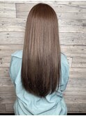 黒髪/クラゲヘアー/オリーブグレー/小顔/ココアベージュ