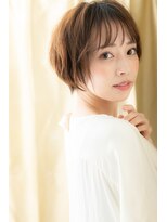カバーヘア ブリス 大宮西口(COVER HAIR bliss)&nbsp;フレンチカジュアルくせ毛風小顔ショートボブY大宮30代40代50代!