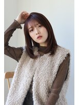 ヘアーアンドメイク エクリ 不動前店(Hair&Make equri) 【不動前美容室】ナチュラルセミロング