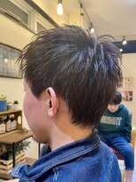 クオリア(Quaria)&nbsp;ビジネスショートスパイキーショートパーマツーブロック刈り上げ