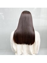 キュア 表参道(CURE)&nbsp;黒髪/グレージュカラー/ココアベージュ/ヘルシーロング[表参道]