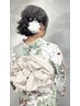 【電話予約のみ】浴衣着付け＋ヘアアレンジ　￥7700
