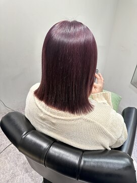 ジエクト 本店(The Ect) ワインレッド/結べるボブ