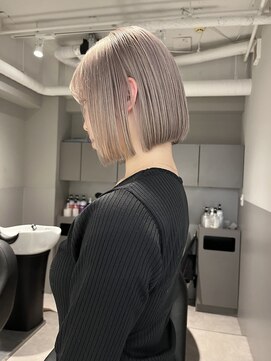 シーンヨコハマ 横浜店(SCENE yokohama) ボブ/ミルクティーグレージュ