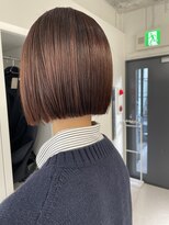 ヌーヴェル(nouvelle)&nbsp;ミニボブ×ピンクカラー