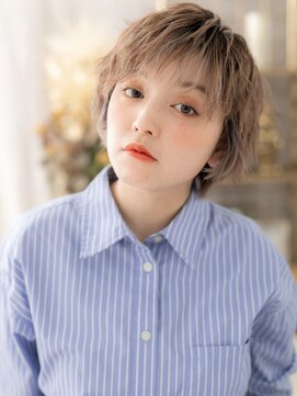 カバーヘア ブリス 北浦和(COVER HAIR bliss) フレンチカジュアルくせ毛風マッシュパーマh3北浦和20代30代40代