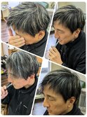 ハイライト×ホワイトメッシュ