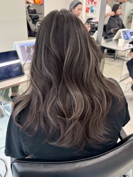 ジルブラン 土浦(JIL BLAN) ハイライトバレイヤージュダブルカラーケアブリーチ20代30代