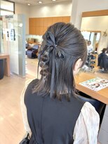 シャンプーボーイ ヒノ(SHAMPOO BOY Hino)&nbsp;ぽこぽこハーフアップアレンジ