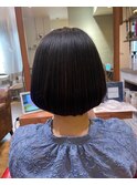 西梅田/ボブ/グレーベージュ/白髪ぼかし/ハイライト/ベージュ