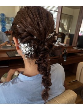 ヘアーリゾート プルメリア(HAIR RESORT PLUMERIA) おまかせ編みおろしヘア