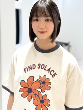 リル 四条河原町(LiLu) コンパクトボブ×艶ストで小顔見え◎20代30代