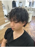 波巻きフェザーパーマツーブロックサーフカール〈理容室〉西川口