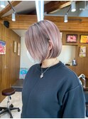 バレイヤージュ/ケアブリーチダブルカラーインナーカラー