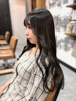 シアン 八王子店(SHIAN)&nbsp;【SHIANすずか】艶々暗髪カラー　就活カラー　巻き髪