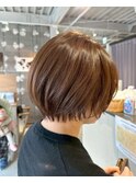 前下がり大人ショートボブ